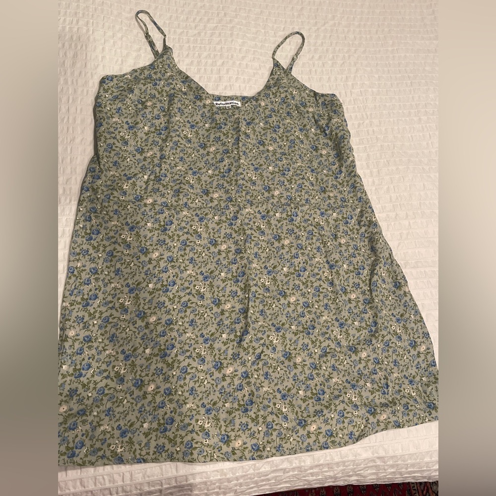 Reformation Ventura mini slip dress